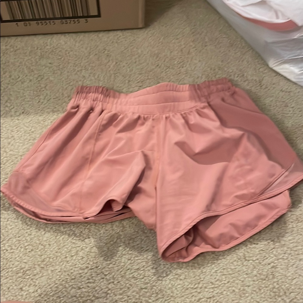 Lululemon Athletica Pink Savannah  Hotty Hot Shorts without Liner